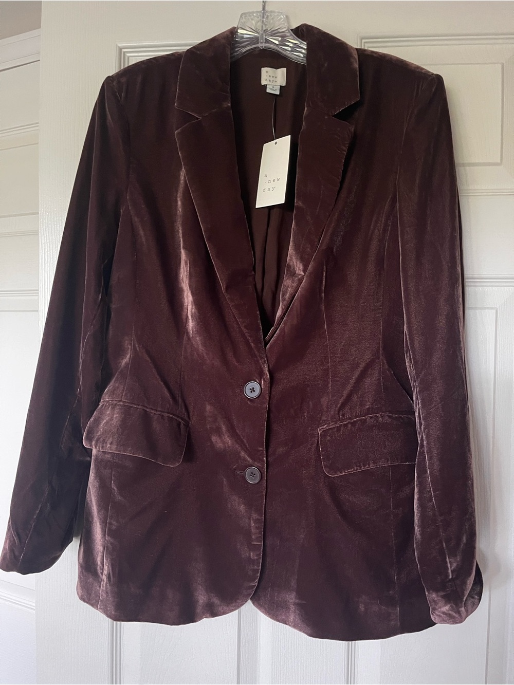A New Day Brown Velvet Jacket